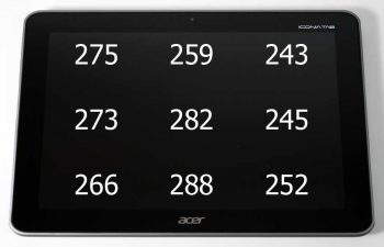 Dell Xps10 Tablet A210 Helligkeitsverteilung Cd