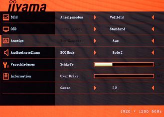 Iiyama Prolite Xb2485wsu B1 Monitor Osd 3