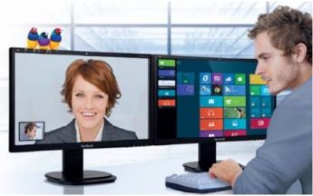 ViewSonic stellt LED-Monitor VG2437mc für Videokonferenzen vor