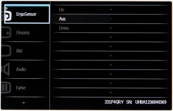Philips 231p4qryes Monitor Osd 3