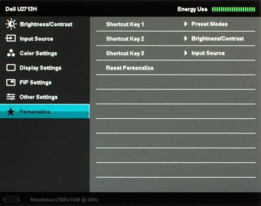Dell U2713h Monitor Osd8