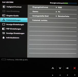 Dell U2913wm Monitor U2913WM Osd04