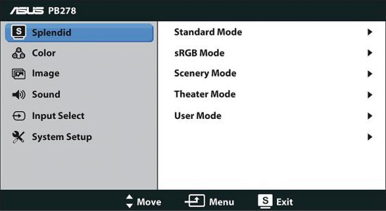 Asus Pb278q Monitor Osd 1