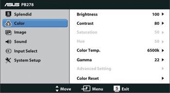 Asus Pb278q Monitor Osd 2