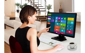ViewSonic präsentiert intuitiven 24 Zoll Full HD optischen Dual-Point Touch-Monitor