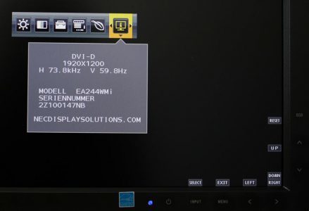 Nec Ea244wmi Bk Monitor EA244WMi Osd06