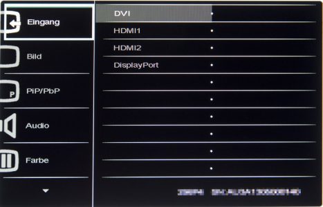 Philips 298p4qjeb Monitor OSDEingang
