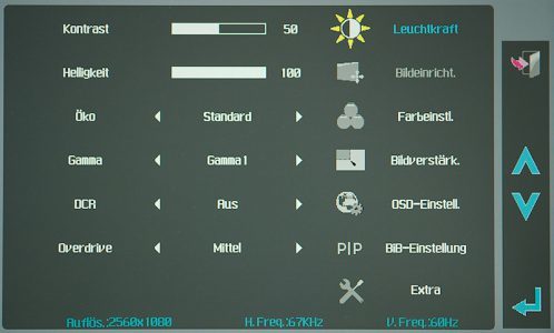 Aoc Q2963pm Monitor OSD 1