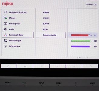 Fujitsu P27t 7 Led Monitor P27T 7 Osd04