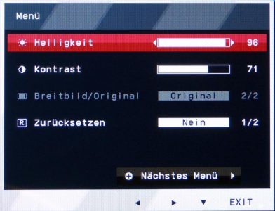 Lg Flatron 22ea63v Monitor OSD Hauptmenue
