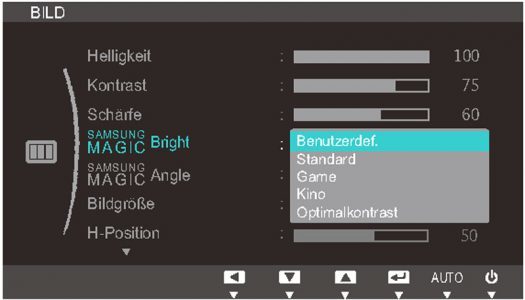 Samsung S24c450mw Monitor Magic Bright