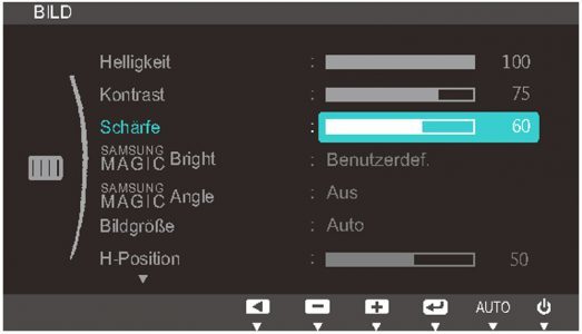 Samsung S24c450mw Monitor Schaerfe