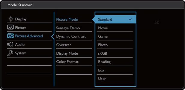 Benq Gw2760hs Monitor Osd2