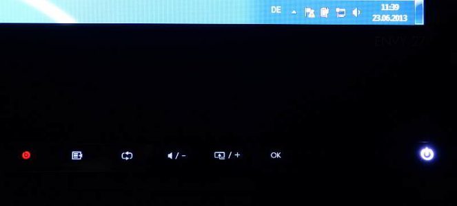 Hp Envy 27 Monitor Tasten