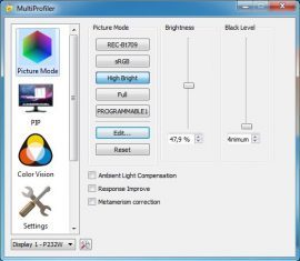 Nec P232w Monitor Multiprofiler1