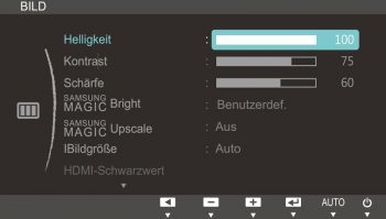 Samsung S27c750p Monitor OSD 1