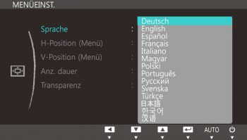 Samsung S27c750p Monitor OSD 3
