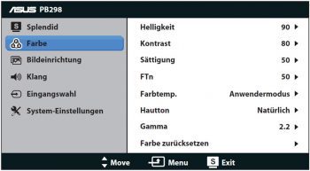 Asus Pb298q Monitor OSD2