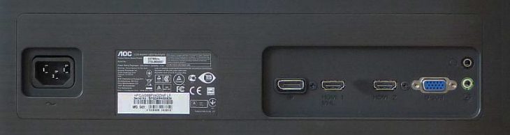 Aoc I2769vm Monitor Anschluesse1
