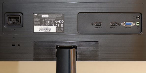 Aoc D2769vh Monitor Anschluesse