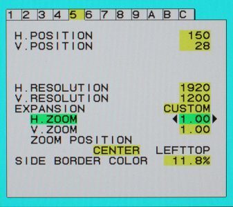 Nec Pa242w Bk Monitor Osd11