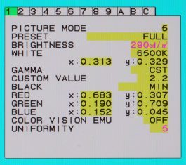 Nec Pa242w Bk Monitor Osd8