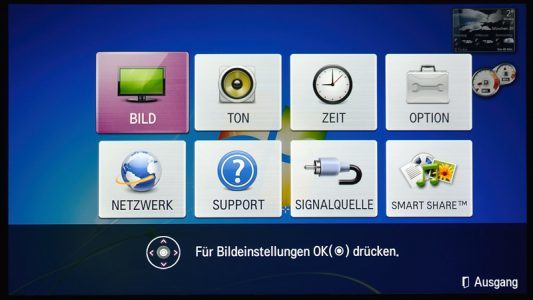 Lg Pf80g Beamer Osd Hauptmenue