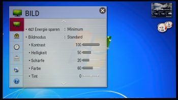 Lg Pf80g Beamer Osd Untermenue Bild