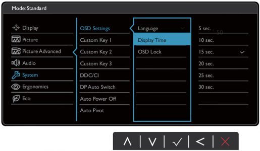Benq Bl2710pt Monitor Osd