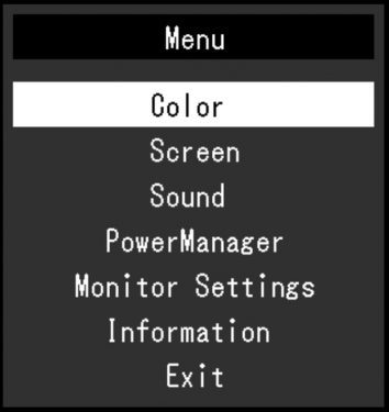 Eizo Foris Fg2421 Bk Monitor Osd 1