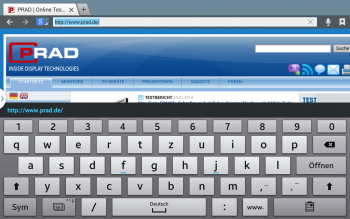 Virtuelle Tastatur 