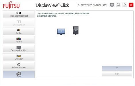 Fujitsu B27t 7 Led Monitor Displayview2