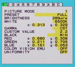 Nec Pa302w Bk Monitor Osd8