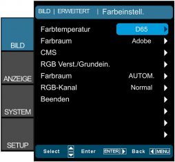 Optoma Hd91 Beamer ScreenS OSD 2