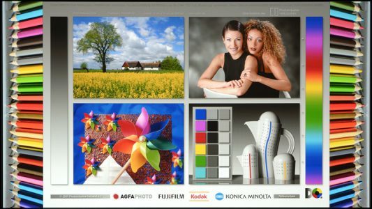 Optoma Hd91 Beamer Testbild Farben Ist