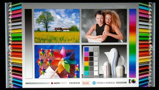 Acer H9505bd Beamer Testbild Farben Ist