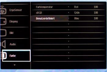 Philips 241p4qryes Monitor IMG 4286OSDFarbe