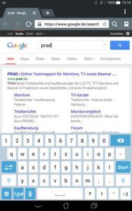 Asus Memo Pad 7 Tablet Tastatur Hochkant