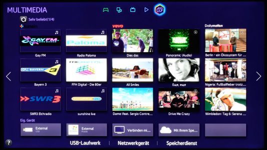 Samsung Ue55h6410 Fernseher Smart Hub 5