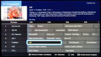Samsung Ue55h6410 Fernseher TV Guide