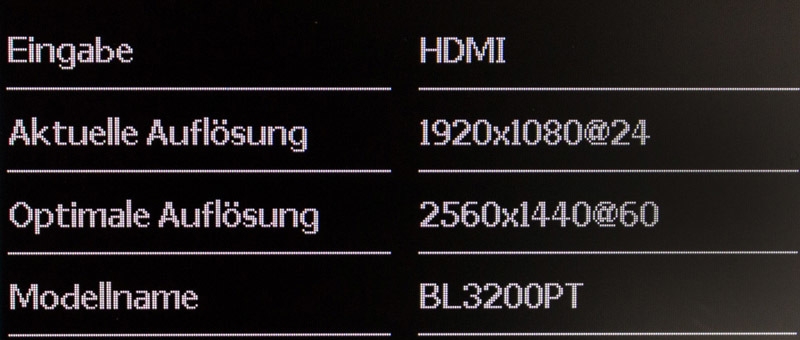 Benq Bl3200pt Monitor 24hz
