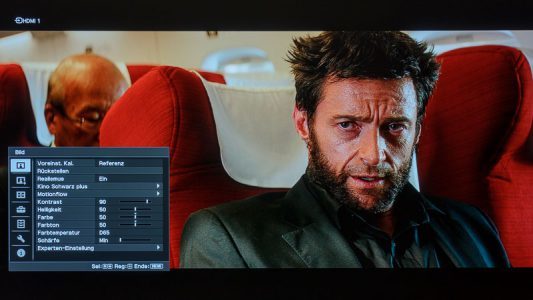 Sony Vpl Hw40es Beamer Foto Osd