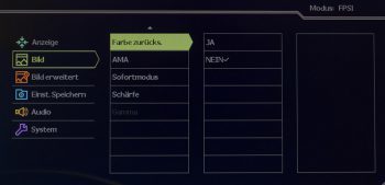 Benq Xl2720z Monitor Osd Bild 1