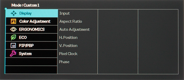 Benq Pg2401pt Monitor Osd1