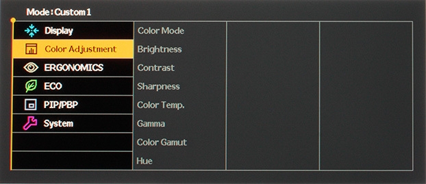 Benq Pg2401pt Monitor Osd2