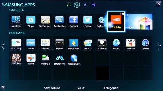 Samsung Ue65hu8590 Fernseher Multimedia