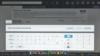 Toshiba 55m7463dg Fernseher Internet 1
