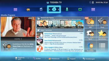 Toshiba 55m7463dg Fernseher Smart TV Portal 4
