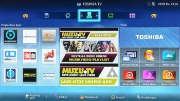 Toshiba 55m7463dg Fernseher Smart TV Portal 5