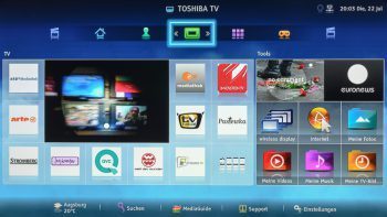 Toshiba 55m7463dg Fernseher Smart TV Portal 6